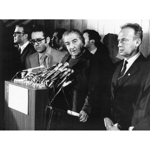 Israeli Prime Minister Golda Meir History (24 x 18)