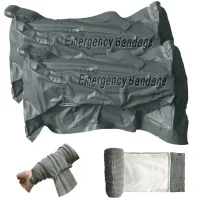 Israeli Style Emergency Bandage, 6 Inch 2Pack Compression Bandage, Trauma Wound Dressing, Sterile Vacuum Sealed Packaging for Bleeding Control, Trauma Kit, Combat Tactical IFAK Supplies