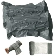Israeli Style Emergency Bandage, 6 Inch 2Pack Compression Bandage, Trauma Wound Dressing, Sterile Vacuum Sealed Packaging for Bleeding Control, Trauma Kit, Combat Tactical IFAK Supplies