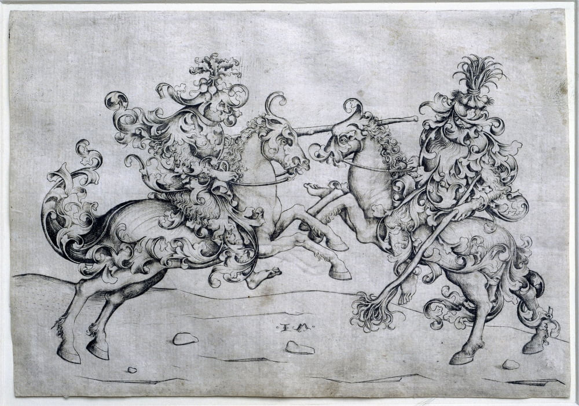 Israhel Van Meckenem (Circa 144014450 ?£ 1503) German School Canvas Art - (36 x 24)