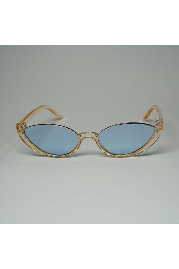 Issa Vibe Half Frame Oval Sunglasses