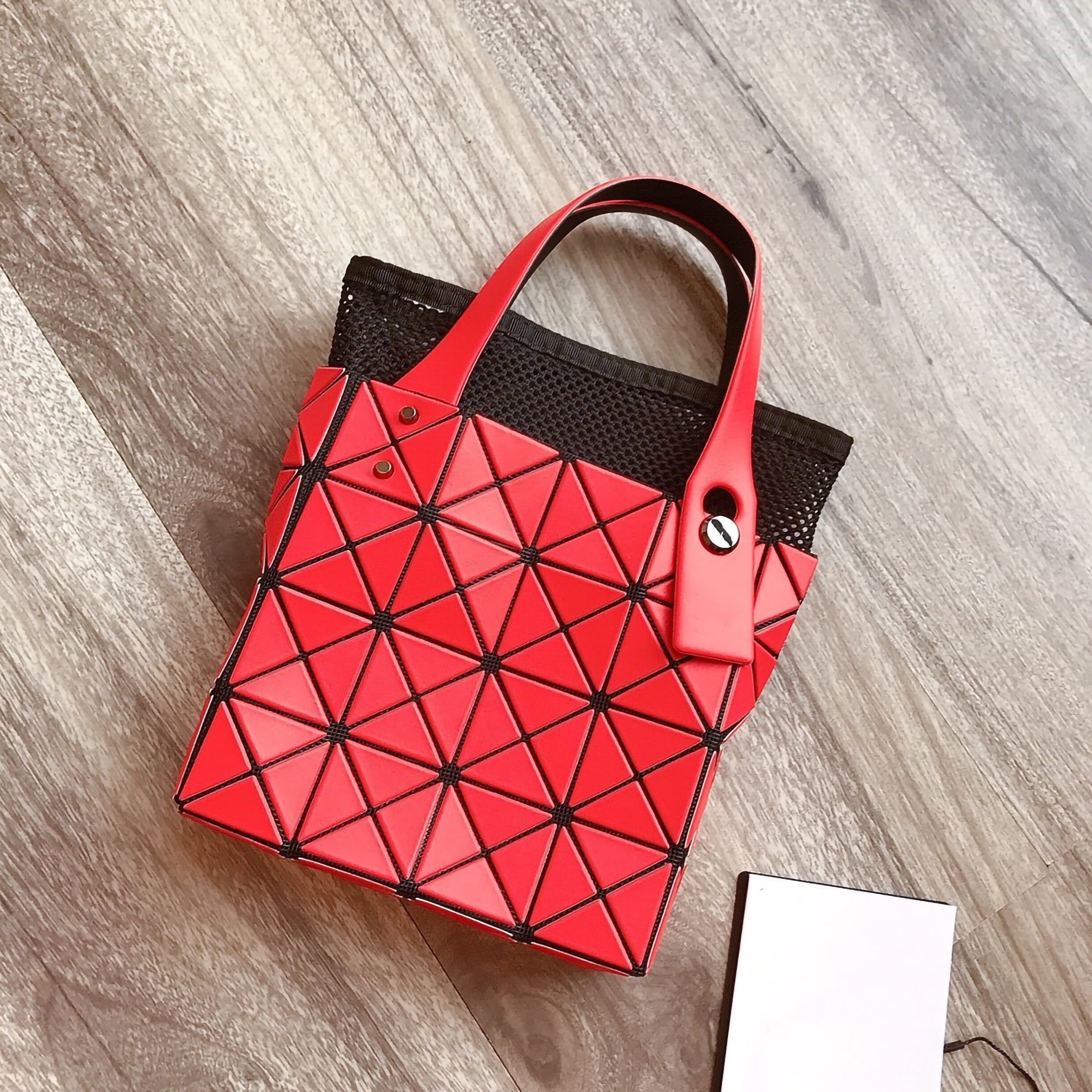 Geometric rhombus bag clearance