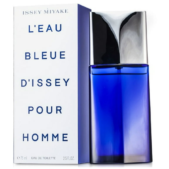 Issey Miyake L'eau Bleue D'issey Pour Homme For Men 2.5 oz ~ 75 ml EDT Spray