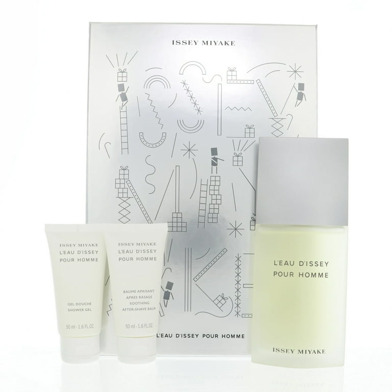 L'EAU D'ISSEY POUR HOMME by Issey Miyake 3 PIECE GIFT SET - 4.2 OZ