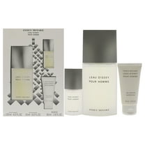 Issey Miyake Leau Dissey Pour Homme 3 Pc Gift Set - 4.2oz EDT Splash, 15ml EDT Spray, 1.6oz Shower Gel