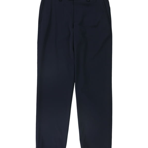 Issey Miyake Womens Solid Dress Pants, Blue, 8