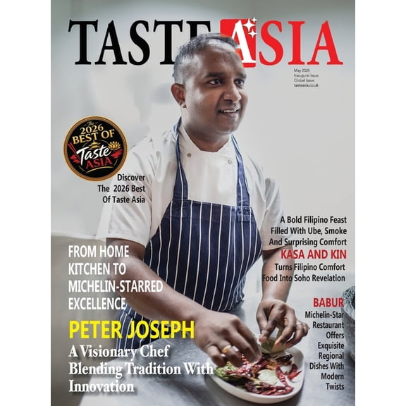 Issue Taste Asia Magazine Interview with Michelin-starred Chef Peter Joseph: Exploring UK's Culinary Treasures, Book 1, (Paperback)