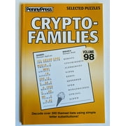 Issue number 98 of The Cryptofamilies from The Penny Press Selected Puzzles Series Crypto-Families