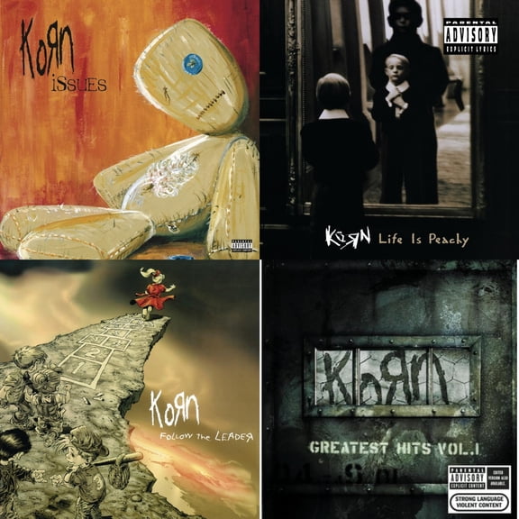 Issues (Explicit) & Life Is Peachy & Follow The Leader & Greatest Hits Vol.1 [CD Bundle]