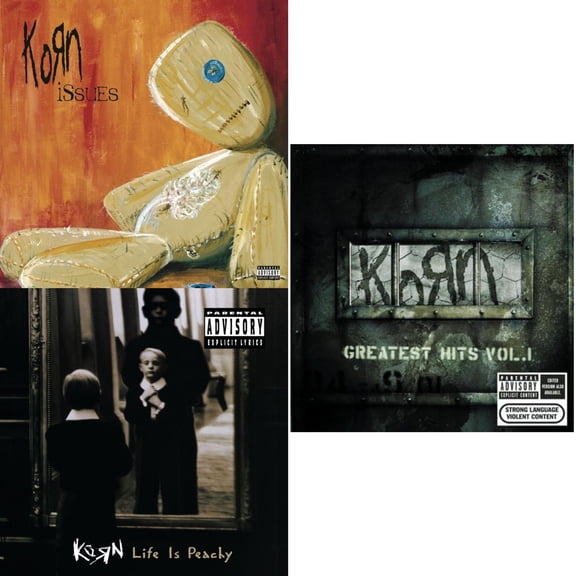 Issues (Explicit) & Life Is Peachy & Greatest Hits Vol.1 [CD Bundle]
