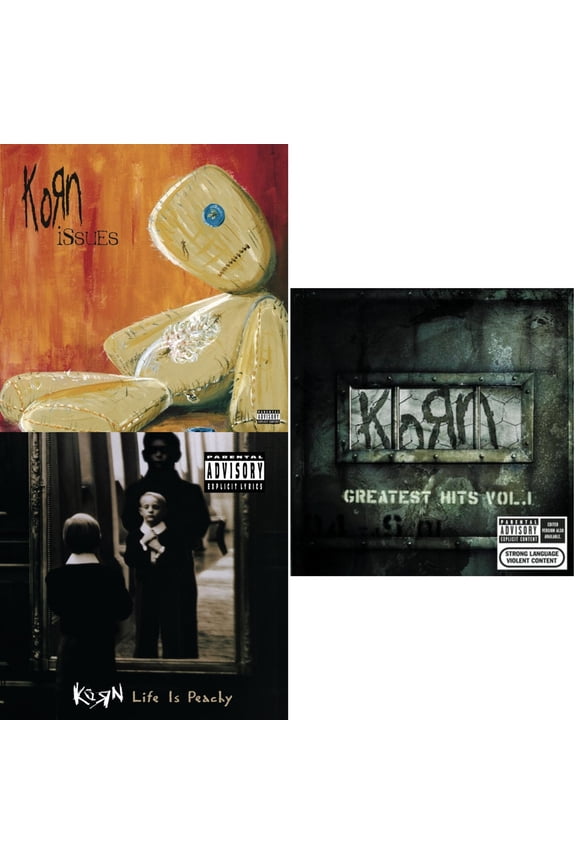 Issues (Explicit) & Life Is Peachy & Greatest Hits Vol.1 [CD Bundle]
