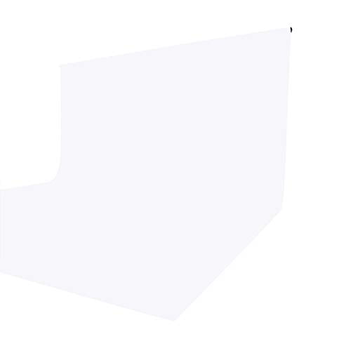 Issuntex Issuntex 6X9 Ft Background Muslin Backdrop, Photo Studio, Collapsible High Density Screen For Video Photography And Television-White Backdrop