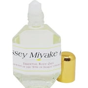 Issy Myk - Type For Men Cologne Body Oil Fragrance [Roll-On - Clear Glass - Light Gold - 1/2 oz.]