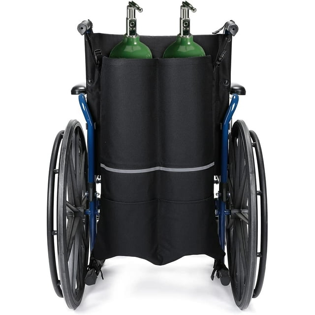 Issyzone Durable Wheelchair Carry Pouch for Oxygen Cylinders,Oxygen