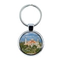 thumbnail image 1 of Istanbul Keychain with Epoxy Dome and Metal Keyring, 1 of 1