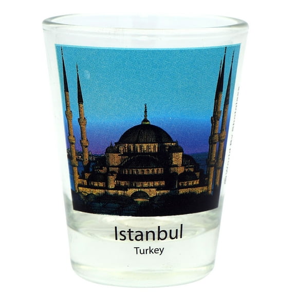 Istanbul Turkey Hagia Sofia Color Photo Shot Glass