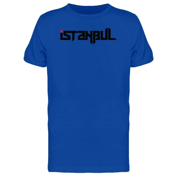Istanbul Typography City T-Shirt Men -Image by Shutterstock, Male Small
