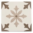 thumbnail image 1 of Istanelle Haj Gray 8-in.Encaustic Look Matte Porcelain Wall & Floor Tile, 1 of 5