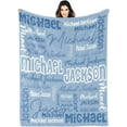 Isun Personalized Blankets with Name Blankets Personalized Kids Adults