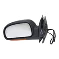 thumbnail image 1 of For Isuzu Ascender 2007 Door Mirror Driver Side | Power Glass | Heated | Manual Folding | Textured Black | Non-Towing | With Signal Light | w/ Puddle Light | Replacement For GM1320351 | 15789788, 1 of 7