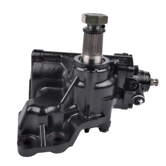 Isuzu/Chevy Power Steering Gear Box - OEM #897305047, 82-00745AN, 18200745-101 - Fits 2004-2008 NQR/NRR/W3500 Trucks - Black, Reverse Rotation