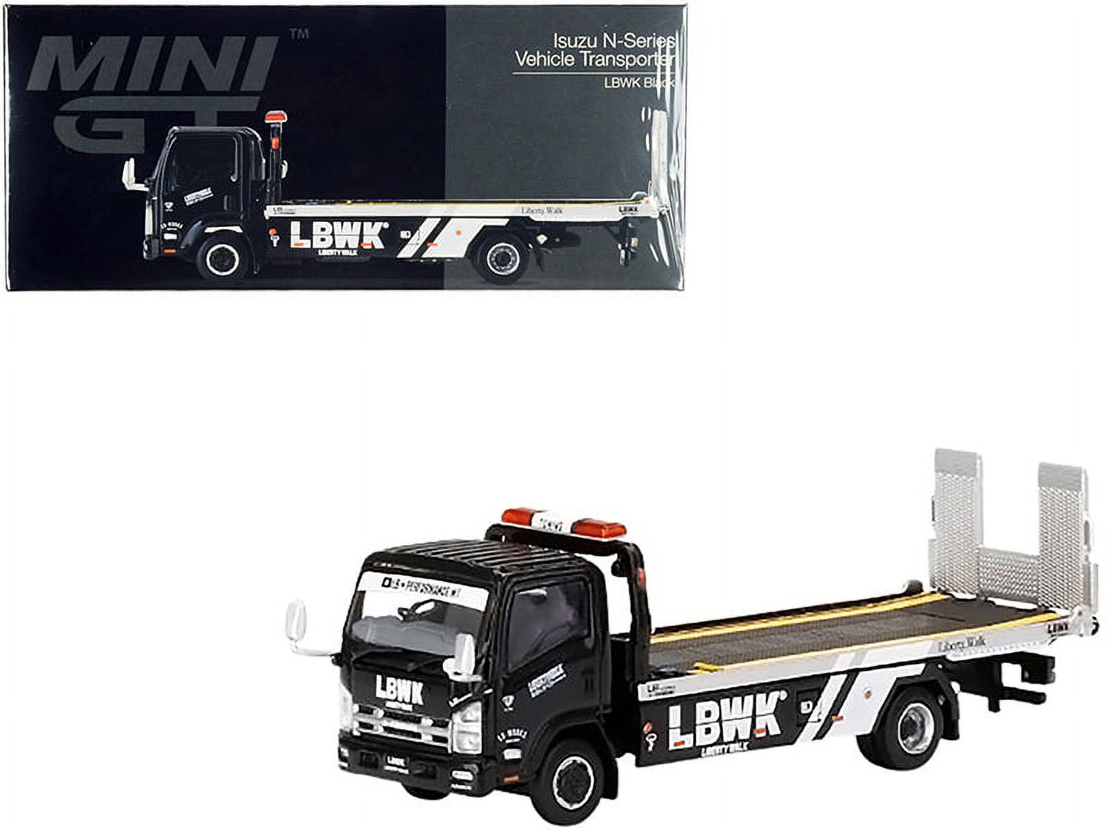 ミニカー LBWK Isuzu N-Series Vehicle Transporter Diecast 164 | Mini GT Isuzu N-Series Vehicle Transporter