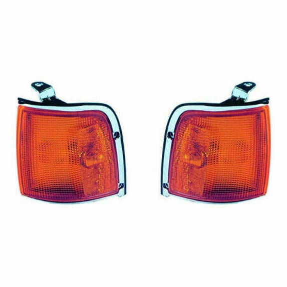 For Isuzu Rodeo 1991-1997/Pickup 1988-1995/Amigo 1989-1994/Honda Passport 1994-1997 Side Marker Light Assembly Driver And Passenger Side | Pair | Chrome | IZ2520104 | IZ2521104 | 8944734283