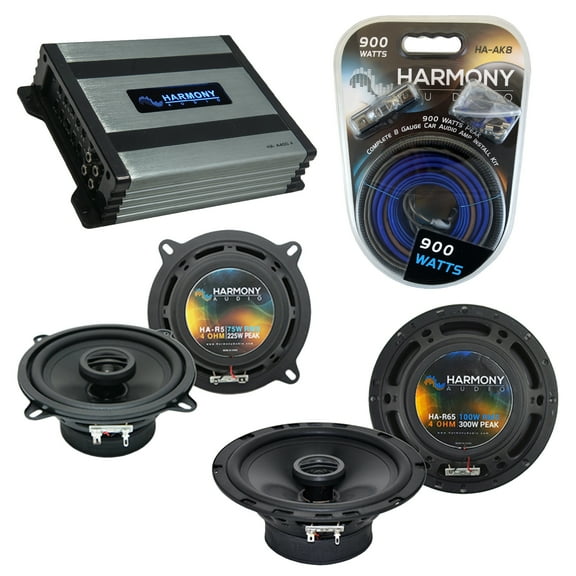 Isuzu Trooper 1990-2002 OEM Speaker Replacement Harmony R65 R5 & HA-A400.4 Amp