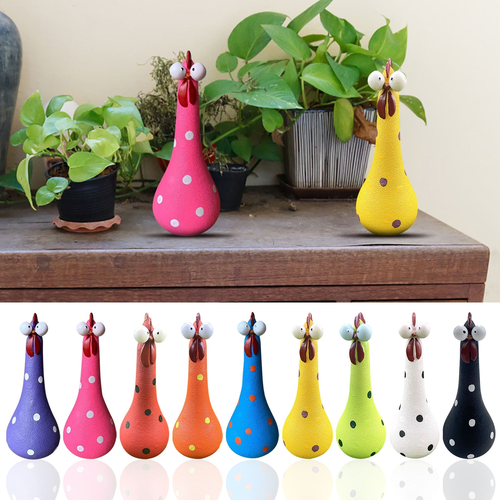 Isvgxsz 2024 New Home Decor Living Room Silly Chicken Decor,Silly ...