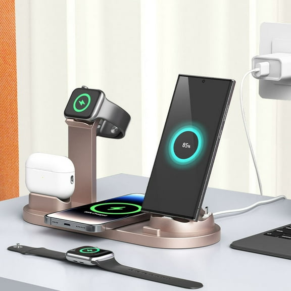 Isvgxsz BXD-07A Six In One Wireless ABS Docking Station, for IOS & Android