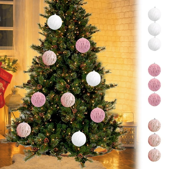 Pounoo Clearance Fall Decor Outdoor Christmas Xmas Tree Balls Bauble Hanging Home Party Ornament Decor Tree Decoration Balls Party Hanging Pendant Toys Christmas Tree