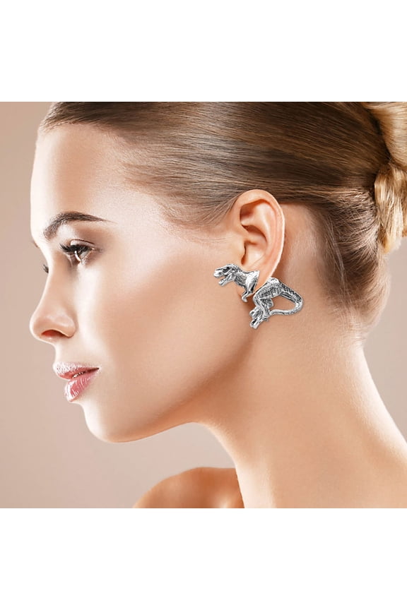 Isvgxsz Easter Gift Set Clearance Three-Dimensional Small Dinosaur Fashion Pierced Earrings Earrings Bedroom Decor