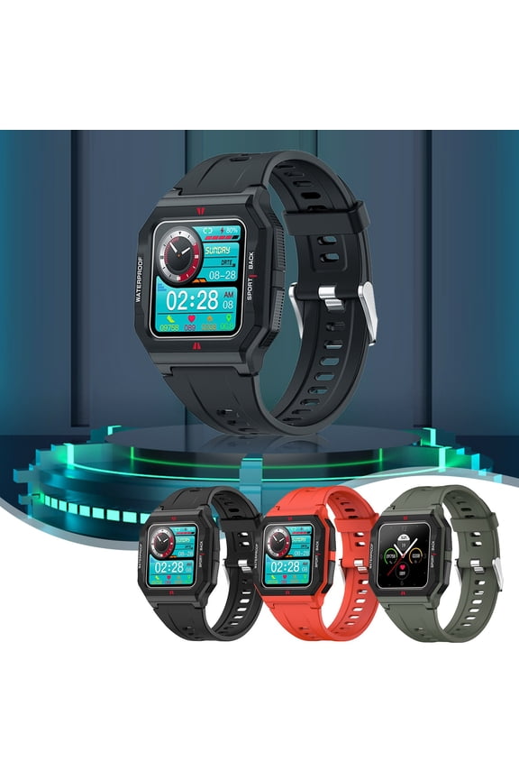 New 1.3 Inch Ips Screen Custom Dial with Multiple Sports Modes Message Reminder Long Battery Life Ip68 Waterproofs Smartwatch Fathers Day Gifts