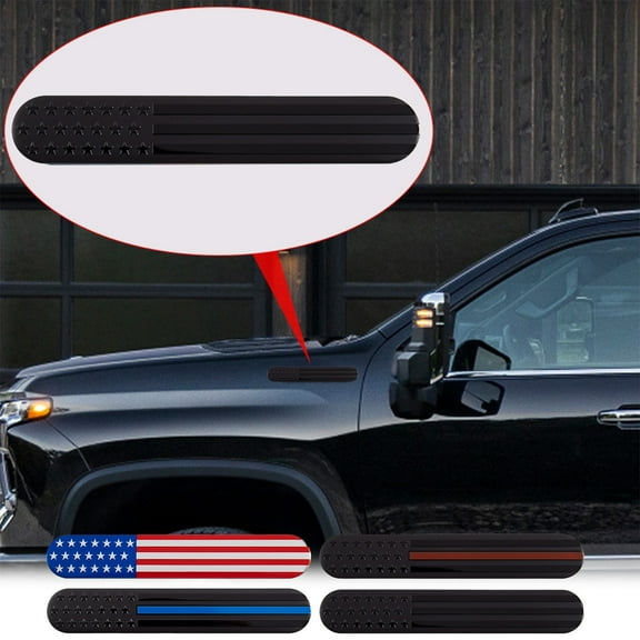 Pounoo New Car Accessories for Men Car Stickers Strip Modified Three-Dimensional Body Stickers Scratch Stickers Metal Tail Tag Interior Parts & Accessories