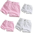 thumbnail image 1 of Pounoo New Jean Shorts Girls Loose Solid Summer Little&Big Shorts Jeans with Pocket Quick Drying Comfort Waist Girls Shorts Size 10-12, 1 of 4