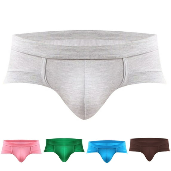 Pounoo New Mens Boxers Briefs Clearance Ice Silk Thin Style Traceless Boxers Business Breathable Men's Summer Comfortable Boxers Skin-Friendly Boxers Men White