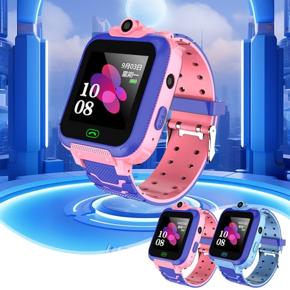 Isvgxsz New Watches for Women Children'S Electronic Watch Girls Boys Birthday 3 4 5 6 7 8 9 Year Olds Screen Toddler Sports Smart Watch with Camera Hd Calling Two Colors Bridesmaid Gifts