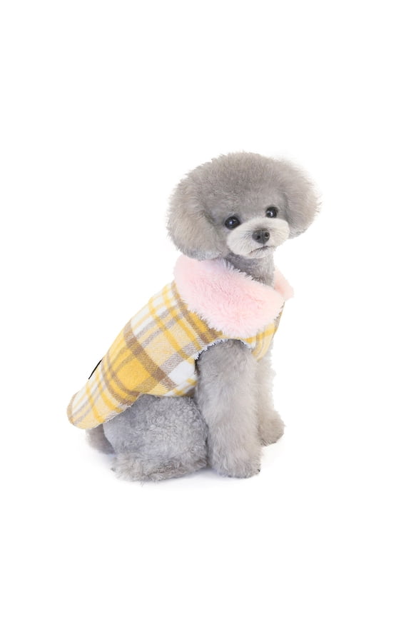 Isvgxsz Pet Gifts for Easter Treats Clearance Pet Clothing New Three-Color Woolen Woolen Coat and Winter Woolen Coat Easter Decor
