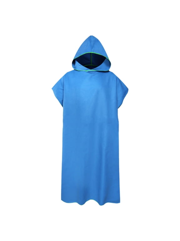 Isvgxsz Quick Dry Surf Poncho Changing Towel Robe Hoodie for Adults Men Women,Microfiber Beach Wetsuit Tops Surfing Swimming Bathing Parka
