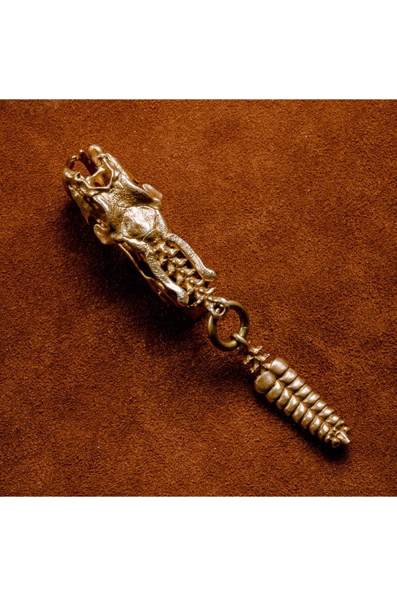 Isvgxsz Rattlesnake Tail Pendant for Necklace Fidget Jewelry Rattle Gift for Women Men Snake Lovers