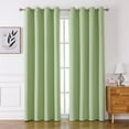 thumbnail image 1 of Isvgxsz Rod Pocket Blackout Curtains for Bedroom, Room Darkening Window Curtains for Living Room, Thermal Insulated Noise Reduction Solid Window Drapes, 2 Panels,39 Inch X 51 Inch, 1 of 8