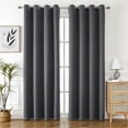 thumbnail image 1 of Isvgxsz Rod Pocket Blackout Curtains for Bedroom, Room Darkening Window Curtains for Living Room, Thermal Insulated Noise Reduction Solid Window Drapes, 2 Panels,39 Inch X 51 Inch, 1 of 9