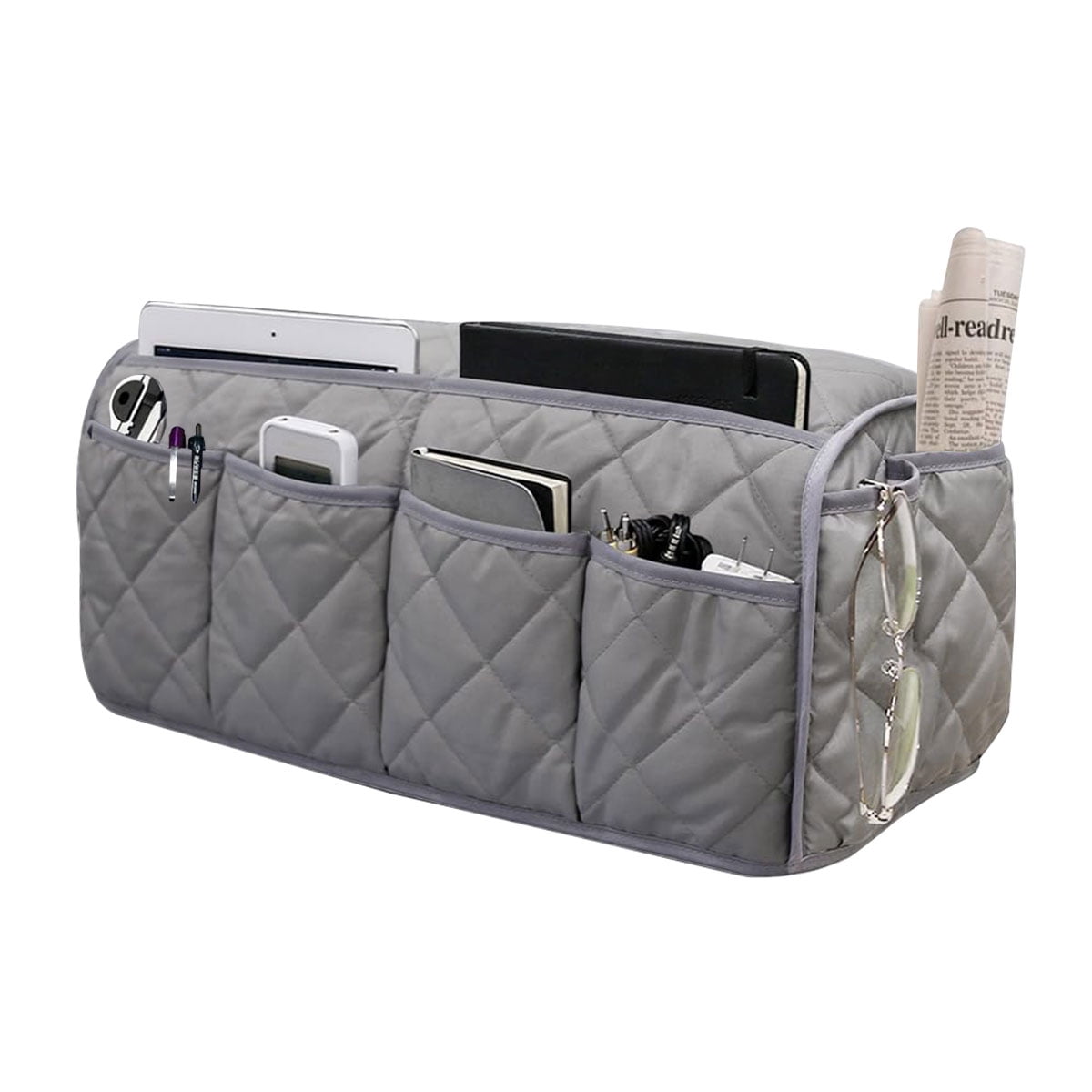 Isyunen Armchair Caddy, AntiSlip Sofa Armrest Organizer, Recliner