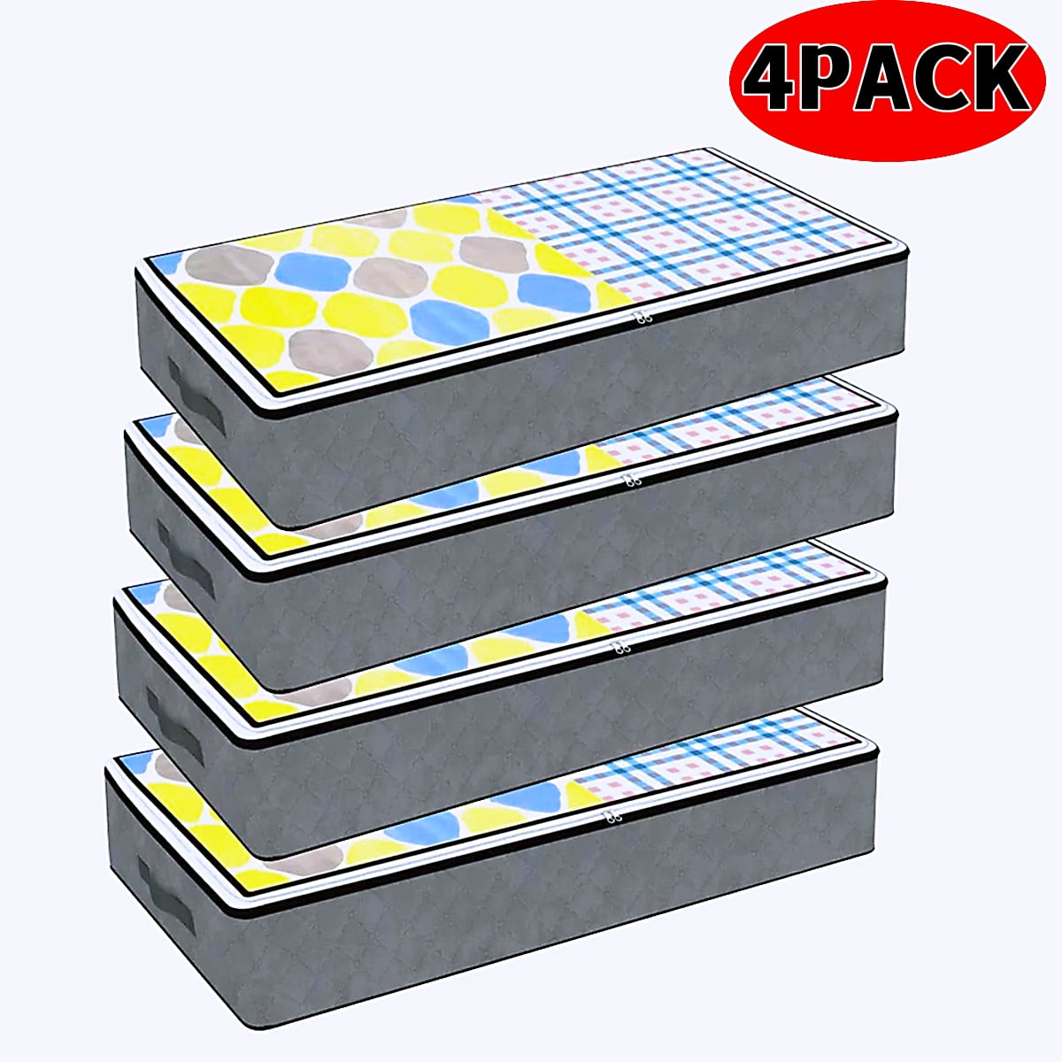 Isyunen Underbed Storage Under Bed Storage Containers Foldable Clothes