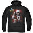 thumbnail image 1 of It 1990 - Many Faces Of Pennywise - Pull-Over Hoodie - Small, 1 of 2