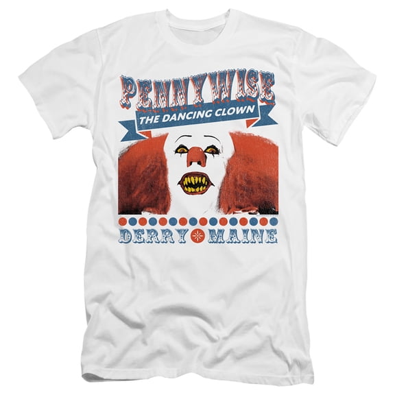 It 1990 - The Dancing Clown - Premium Slim Fit Short Sleeve Shirt - Large