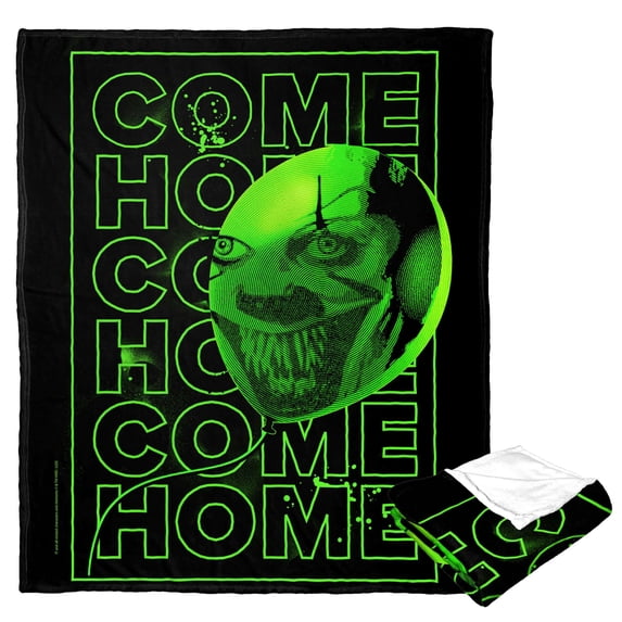 Warner Bros. It 2 Come Home Neon Green Kids Silk Touch Throw Blanket