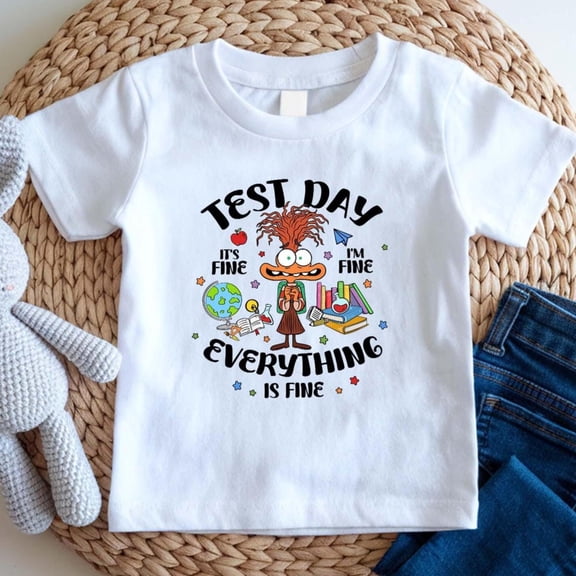 It 39 s Fine Everything Is Fine Teacher Test Day Shirt Funny Testing Day Tee Exam Day Shir
