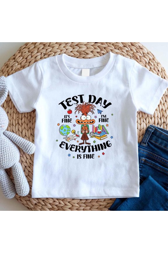 It 39 s Fine Everything Is Fine Teacher Test Day Shirt Funny Testing Day Tee Exam Day Shir