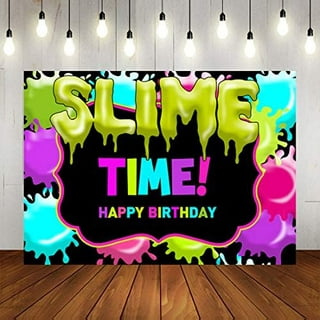 Avezano Art Paint Happy Birthday Backdrop Kids' Artist Theme Birthday Party  Decorations Mess Graffiti Wall Photography Background Let's Paint Party